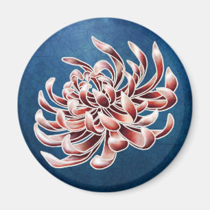 Batik Chrysanthemum Magnet