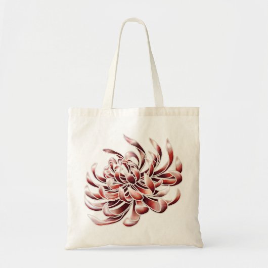 Batik Chrysanthemum Tragetasche (Vorne)