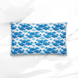 Batik Cirebon Megamendung Blue Pillowcase Kissenbezug