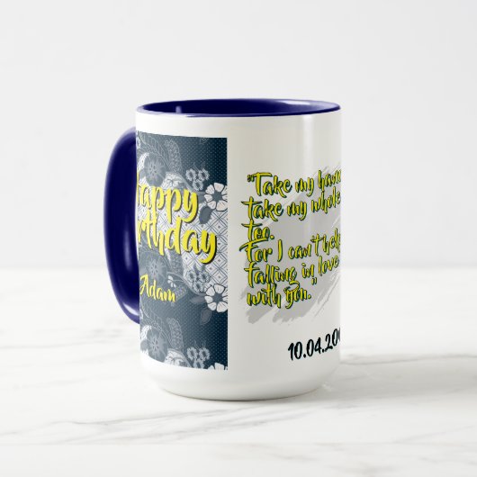 Batik Combo Mug CM07-01 Libra Tasse (Vorderseite Links)