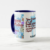 Batik Combo Mug CM12-01 Pisces Tasse (Vorderseite Links)