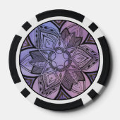 Batik-Design Pokerchips (Rückseite)