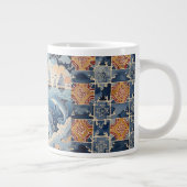 Batik , Dolphinen der Stille Jumbo-Tasse (Rechts)