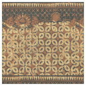 Batik Earthy Coffee Bean Elegant Rustic Rugged Stoff (Nahaufnahme)