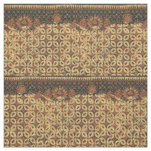 Batik Earthy Coffee Bean Elegant Rustic Rugged Stoff