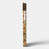 Batik Earthy Coffee Bean Elegant Rustikal geplagt Case-Mate iPhone Hülle (Rückseite / Links)