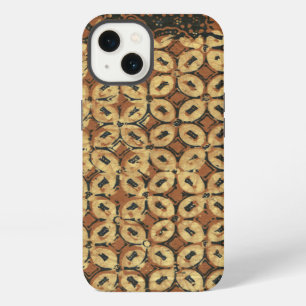 Batik Earthy Kaffeebohne Elegant Rustikal Robust iPhone 13 Hülle