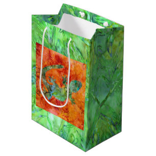Batik-Eidechse Mittlere Geschenktüte