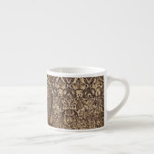 Batik,Elefant,Antik ,Vintage Stil, Brauner Riese Espressotasse (Rechts)