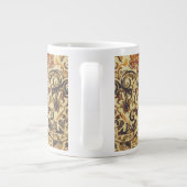 Batik Elefant, Vintager Stil, antike Jumbo-Tasse (Rückseite)