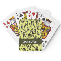 Batik floral brown pattern