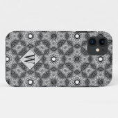 Batik Geometrica Monogram Individuelle Name Handy  Case-Mate iPhone Hülle (Rückseite (Horizontal))