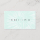 Batik | Grüne Weichpastete Minimalistisch Visitenkarte (Vorderseite)