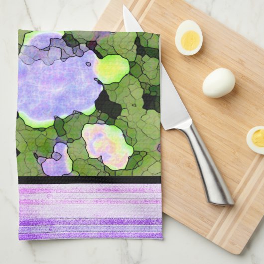 Batik Hydrangeas (Alt) Küchentuch (Viertel Falte)