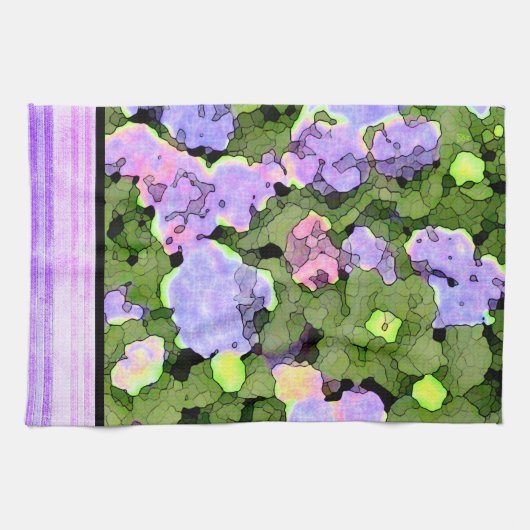 Batik Hydrangeas (Alt) Küchentuch (Horizontal)