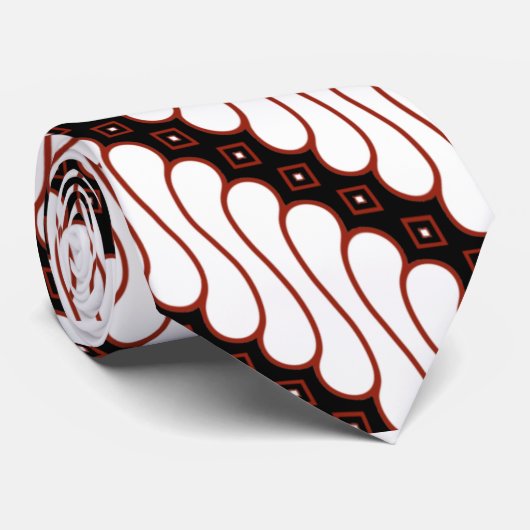 Batik II Neck Tie Krawatte (Gerollt)