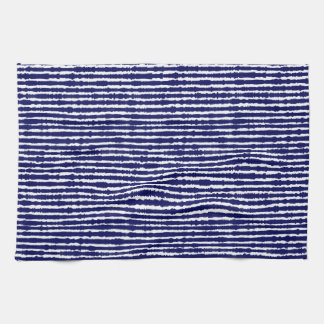 Batik-Indigo-Stilstreifen Geschirrtuch