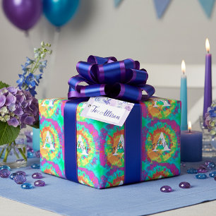 Batik individuell bedrucktes Geschenkpapier