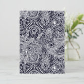 Batik Indonesia Motif T - Shirt Einladung (Stehend Vorderseite)