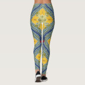 Batik Indonesische Wax-Resist Dyeing Technik Leggings (Rückseite)