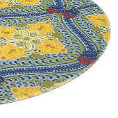 Batik Indonesische Wax-Resist Dyeing Technik Schneidebrett (Ecke)
