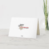 Batik Java danken Ihnen Gracias Merci Danke Karte (Rückseite)