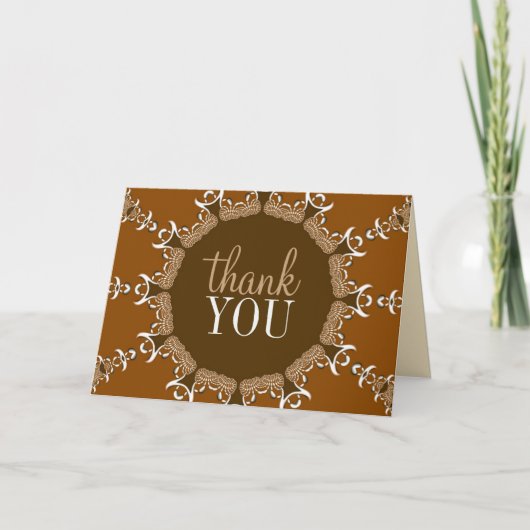 Batik Java danken Ihnen Gracias Merci Danke Karte (Vorderseite)