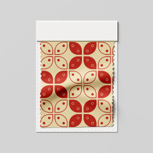 Batik Kawung, indonesisches Muster, javanesisch, e Stoff