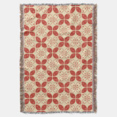 Batik Kawung, indonesisches Muster, Javanisch, Eth Decke (Vorderseite Vertikal)