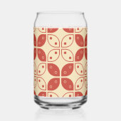 Batik Kawung, indonesisches Muster, Javanisch, Eth Dosenglas (Vorderseite)