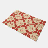 Batik Kawung, indonesisches Muster, Javanisch, Eth Fußmatte (Schrägansicht)