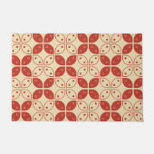 Batik Kawung, indonesisches Muster, Javanisch, Eth Fußmatte (Vorderseite)