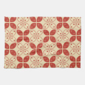 Batik Kawung, indonesisches Muster, Javanisch, Eth Geschirrtuch (Horizontal)