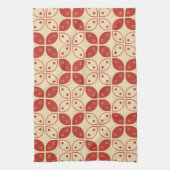 Batik Kawung, indonesisches Muster, Javanisch, Eth Geschirrtuch (Vertikal)