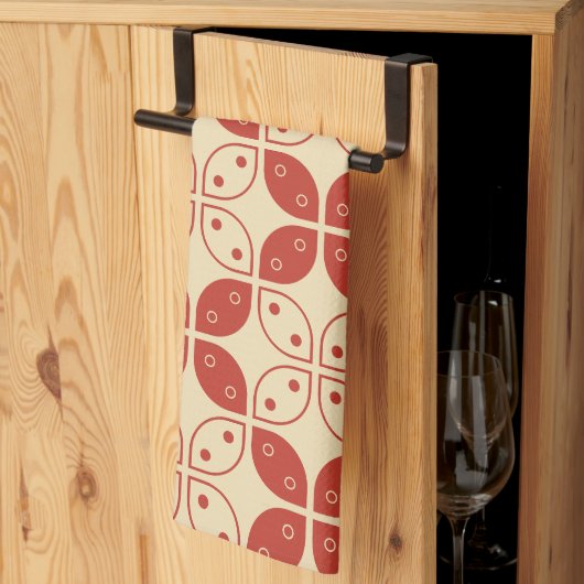 Batik Kawung, indonesisches Muster, Javanisch, Eth Geschirrtuch (Drittel gefaltet)