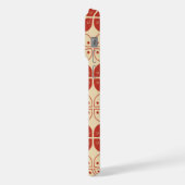 Batik Kawung, indonesisches Muster, Javanisch, Eth iPhone Hülle (Linke Seite)