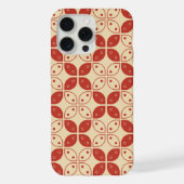 Batik Kawung, indonesisches Muster, Javanisch, Eth iPhone Hülle (Rückseite)