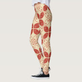 Batik Kawung, indonesisches Muster, Javanisch, Eth Leggings (Links)