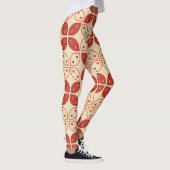 Batik Kawung, indonesisches Muster, Javanisch, Eth Leggings (Rechts)