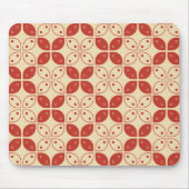 Batik Kawung, indonesisches Muster, Javanisch, Eth Mousepad (Vorne)