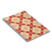 Batik Kawung, indonesisches Muster, Javanisch, Eth Notizblock (Rechte Seite)