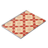 Batik Kawung, indonesisches Muster, Javanisch, Eth Notizblock (Linke Seite)