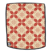Batik Kawung, indonesisches Muster, Javanisch, Eth Rucksack (Abnehmbare Front)