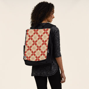 Batik Kawung, indonesisches Muster, javanisch, eth Rucksack