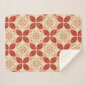 Batik Kawung, indonesisches Muster, Javanisch, Eth Sherpadecke (Vorderseite (Horizontal))