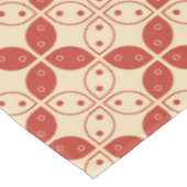 Batik Kawung, indonesisches Muster, Javanisch, Eth Tischdecke (Schrägansicht)