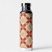 Batik Kawung, indonesisches Muster, Javanisch, Eth Trinkflasche (Links)