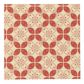 Batik Kawung, indonesisches Muster, Javanisch, Eth Würfel (Vorderseite)