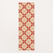 Batik Kawung, indonesisches Muster, Javanisch, Eth Yogamatte (Vorderseite)