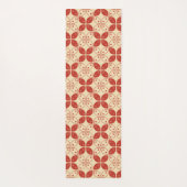 Batik Kawung, indonesisches Muster, Javanisch, Eth Yogamatte (Rückseite)